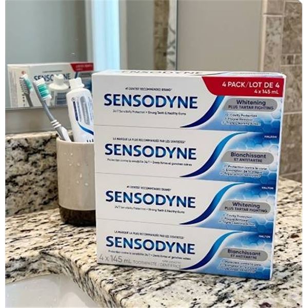 Sensodyne Whitening Toothpaste 4 Pack 145ml