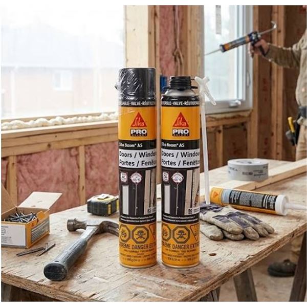 Sika Boom AS Polyurethane Foam 690g 2-Pack