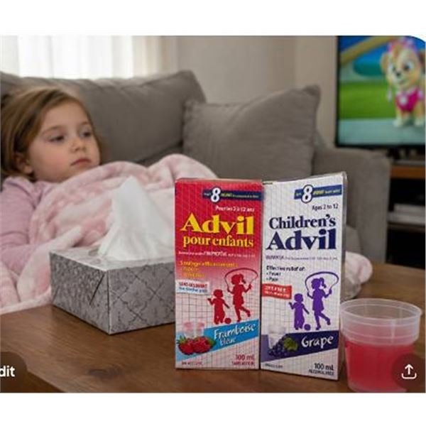 Advil Children's Ibuprofen Suspension Lot