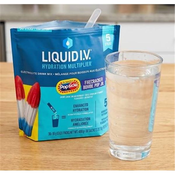 Liquid I.V. Hydration Multiplier Popsicle Aprox 25 packs