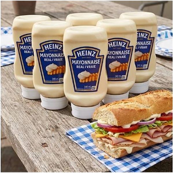 Heinz Mayonnaise 6 x 340ml Bottles