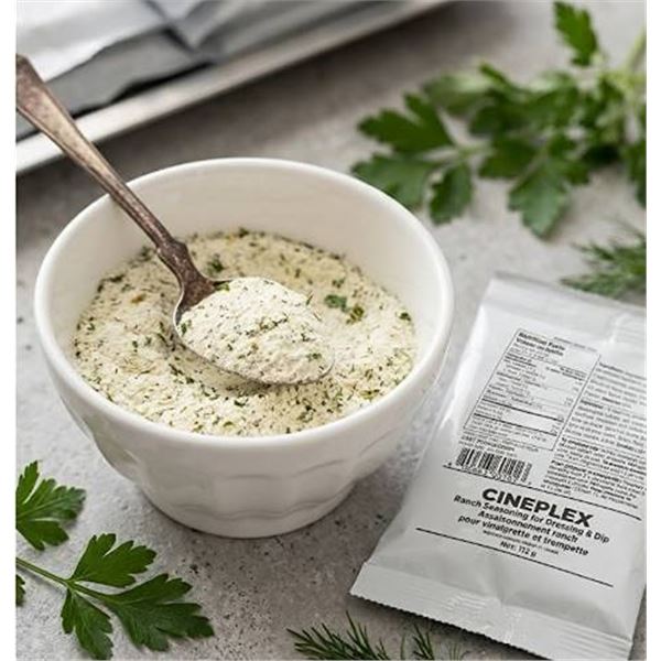 7 Cineplex Ranch Seasoning Packets 112g