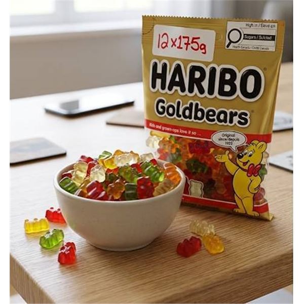 Haribo Goldbears Gummy Candies 12 x 175g