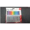 Image 2 : Sharpie Fine Point Permanent Markers 12-Pack