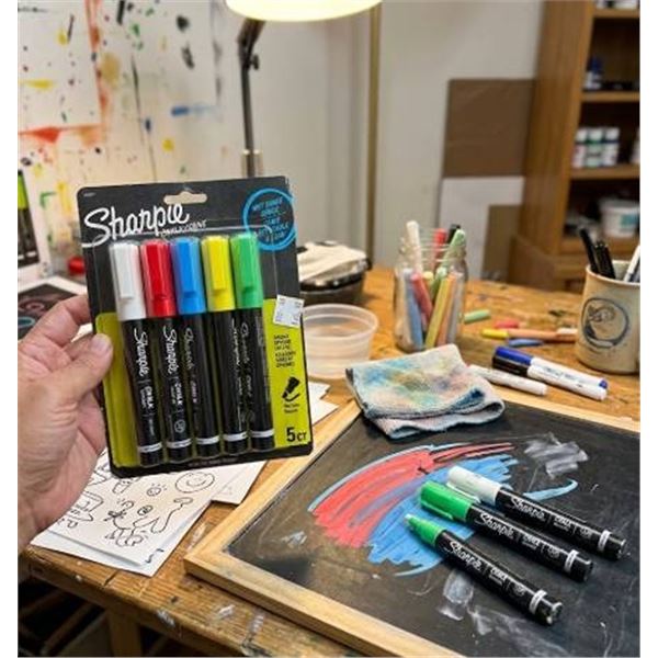 Sharpie Chalk Markers Medium Point 5-Pack