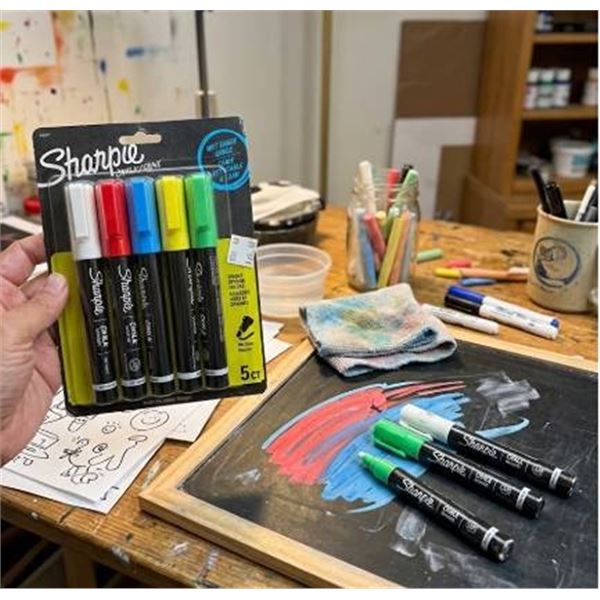 Sharpie Chalk Markers Medium Point 5-Pack