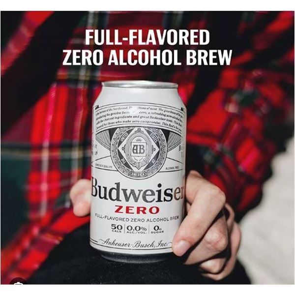 Budweiser Zero 12-Pack 355ml Cans