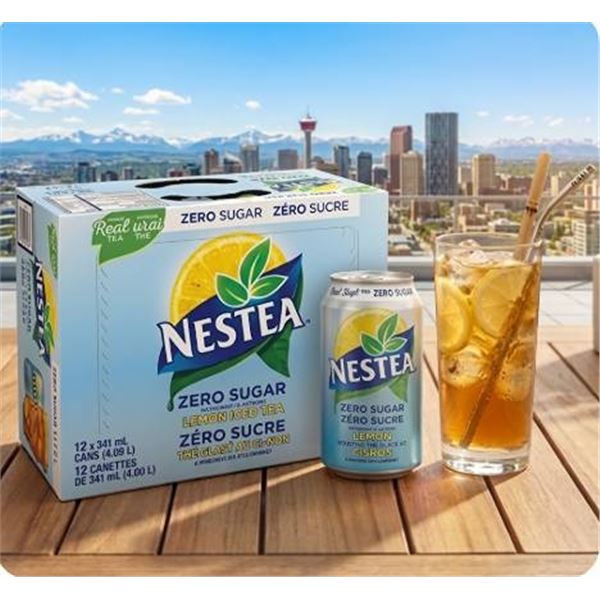 Nestea Zero Sugar Lemon Iced Tea 12X355ML