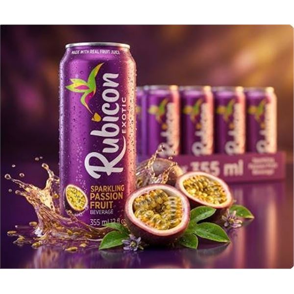 Rubicon Sparkling Passion Fruit 12x355ml