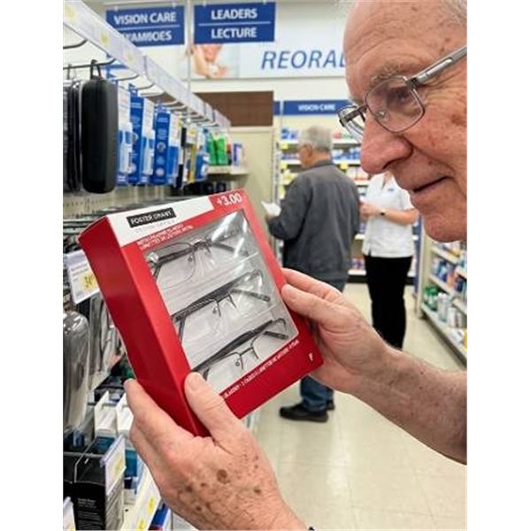 Foster Grant 3-Pack Reading Glasses +3.00