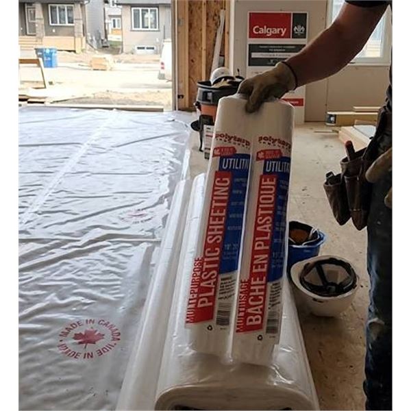 Polytarp Utility Plastic Sheeting 10'x25' 2pk