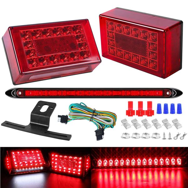 LED Trailer Light Kit with Wiring Harness