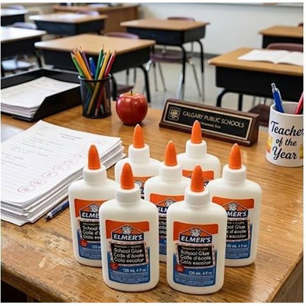 Elmer's 8X120ml School Glue PacK