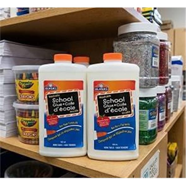 Elmer's School Glue 2X950ml Pair Washable