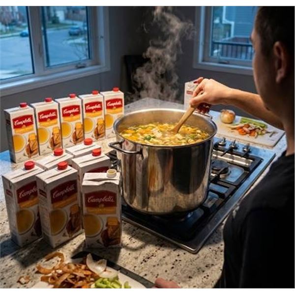 Campbellâ€™s Chicken Broth 12 x 900ml Case