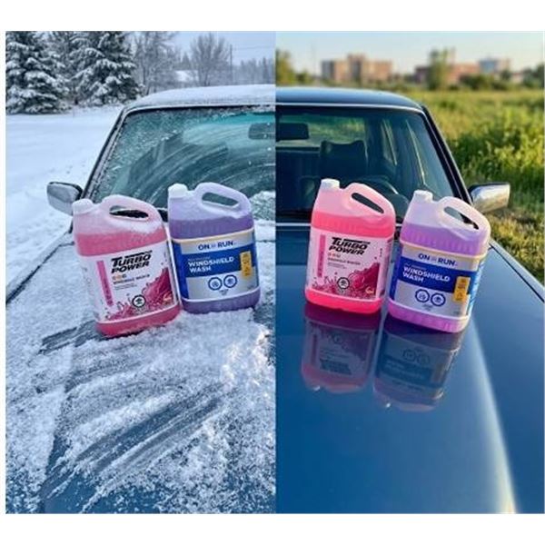 Assorted Windshield Washer FluidÂ  4x3.78L