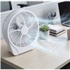 Image 1 : Cool Works 9" Desk Fan, 2 Speed Settings
