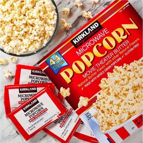 Kirkland Signature Microwave Popcorn 44 Bags
