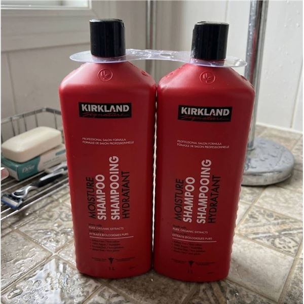 Kirkland Signature Moisture Shampoo Duo 1L