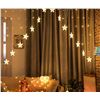 Image 1 : LED Curtain String Light Star Design