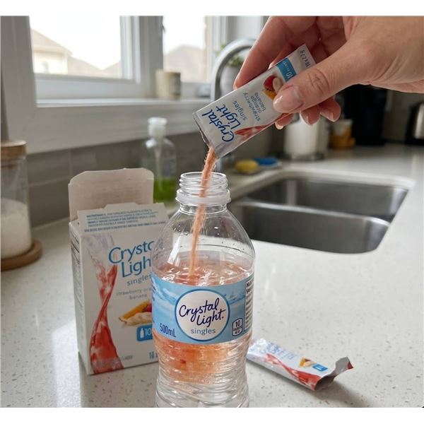 Crystal Light Singles Strawberry Orange