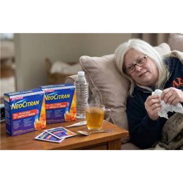 Lot of 2- NeoCitran Flu & Cold Sachet 10 Pcs Each