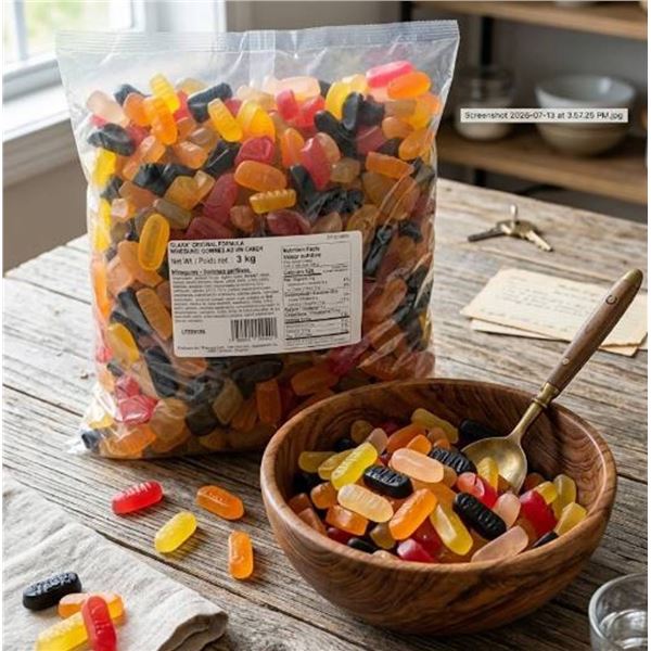 Clara Winegums Original Formula 3 kg Bag