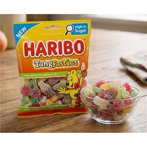 Lot of 12 - Haribo Tangfastics Gummy Candies 175g