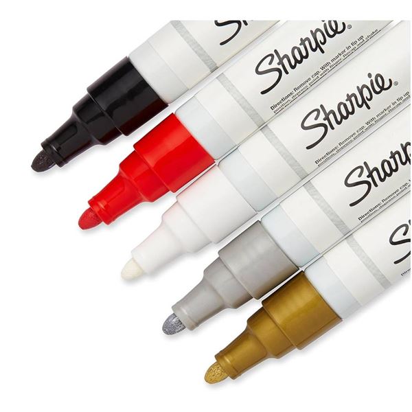 Sharpie Oil-Based Paint Marker Set, 5 Ct