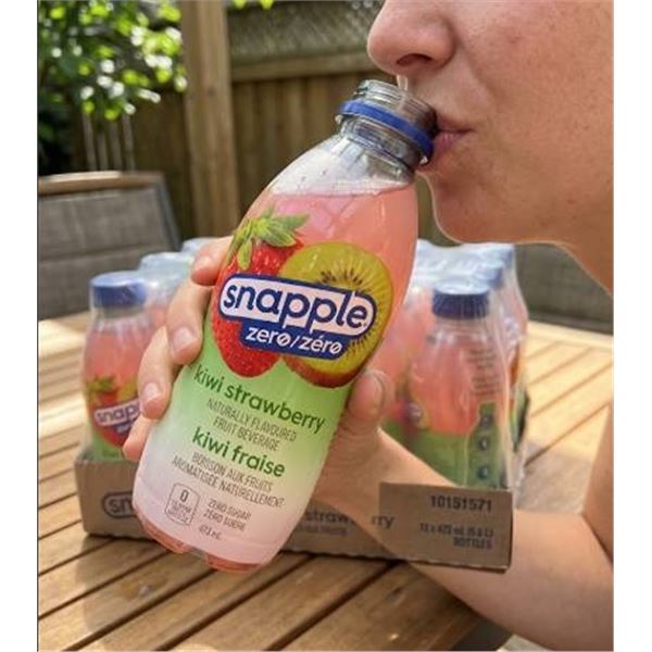 Snapple Zero Kiwi Strawberry 12-Pack x 473ml