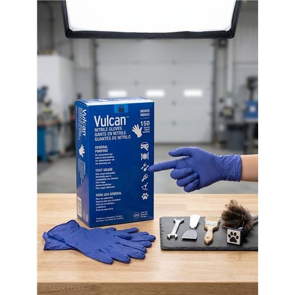 Medicom Vulcan Nitrile Gloves, Large, 150ct, Medium