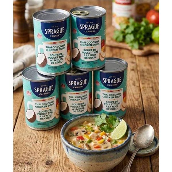 Sprague Thai Coconut Chicken Soup, 7 Cans x 398ml