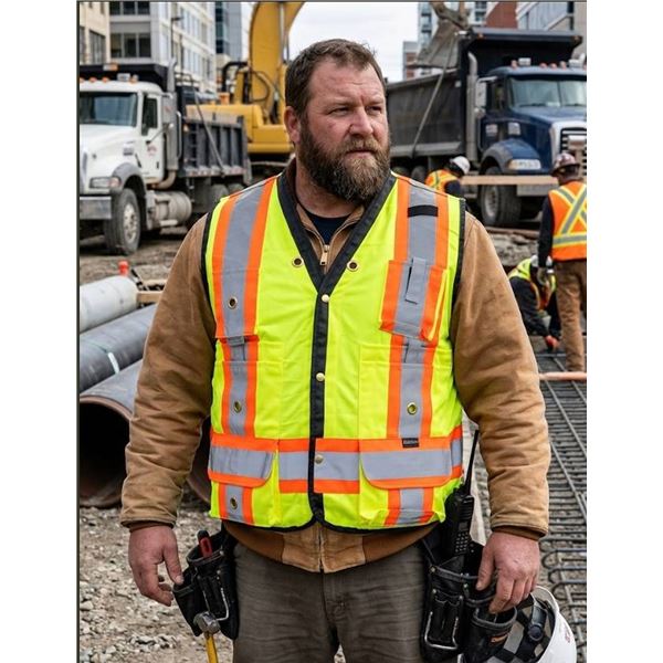 Duratech CSA Z96 Class 2 Safety Vest Size 4XL
