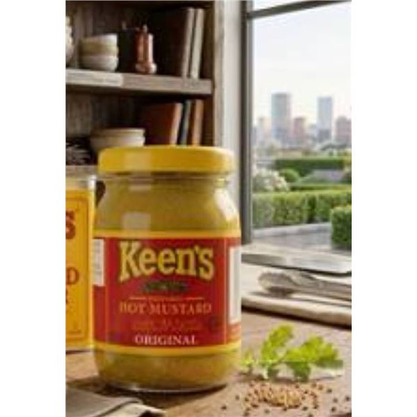 Keen's Prepared Hot Mustard 12-Pack x 100ml