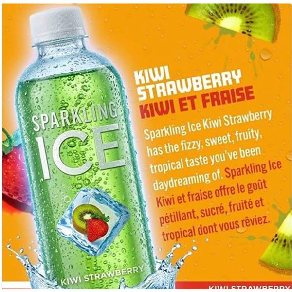 Sparkling Ice Kiwi Strawberry 12-Pack x 503ml