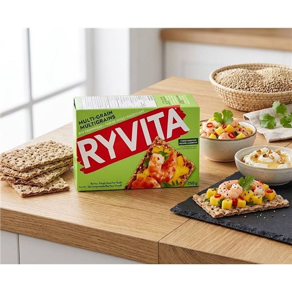 Ryvita Multigrain Crispbread, 12 x 250g