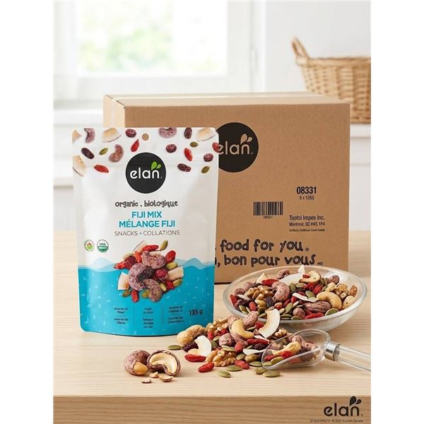 Elan Organic Fiji Mix 8 x 135g Pack