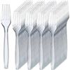 Image 1 : Prestee 300 Clear Plastic Forks