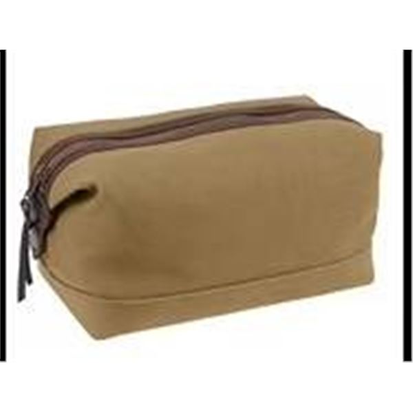 Rothco Canvas & Leather Travel Kit Color Olive Drab
