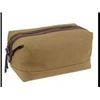 Image 1 : Rothco Canvas & Leather Travel Kit Color Olive Drab