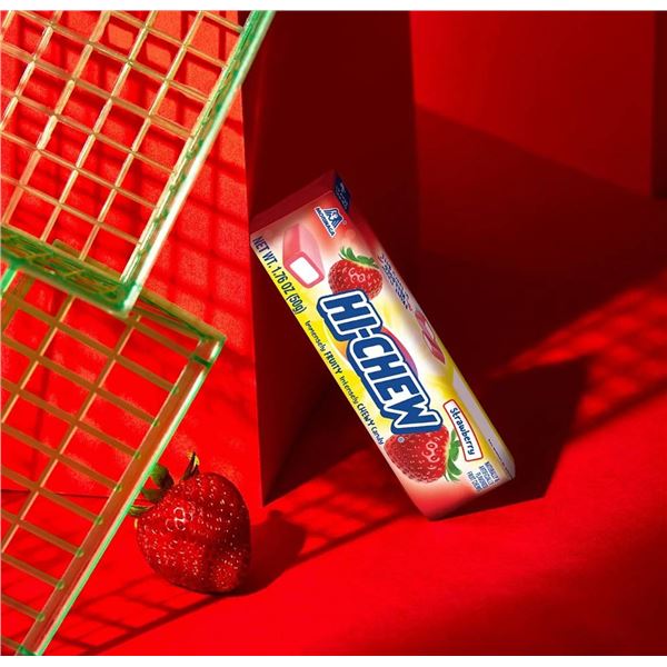 Hi-Chew Strawberry Candy 696g Box (12 Packs)