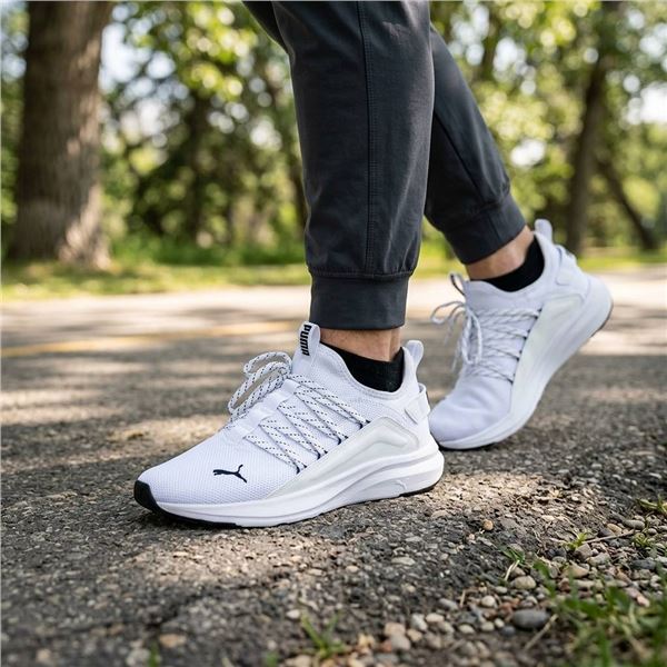 Puma White Mesh Athletic Shoes US 8