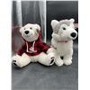 Image 2 : Stuffed Canada Bear and Husky Plush Toys