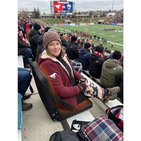 Portable Heated Stadium Hunting Backrest