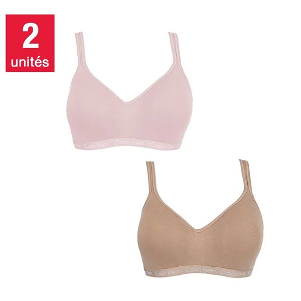 Calvin Klein 2 Pack Bralette L/G
