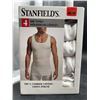 Image 2 : Stanfield's Rib Tanks 4-Pack, Size M/M