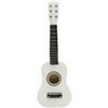 Image 2 : 21-Inch White Acoustic Guitar for Children