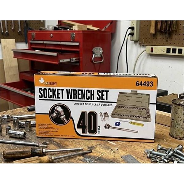 ProGrade 40 Piece Socket Wrench Set
