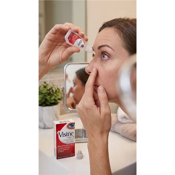 Visine Original Red Eye Relief 15ml, 3-Pack