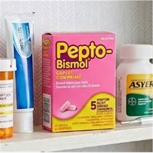 Pepto-Bismol Caplets, 24 Count, 2 Boxes